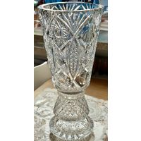 Большая хрустальная ваза Гусь хрустальный периода СССР