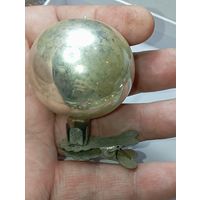 Наконечник на ёлку , винтаж , стекло , Шарик , СССР . С рубля.