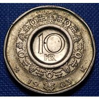 Норвегия 10 крон 1983 г.