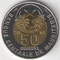 Мавритания 50 угий, 2014 UNC