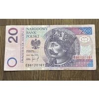 Бона 20 злотых Польша