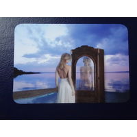 Календарик 2005 г.  Сладкий Лео.  Необычное зеркало.