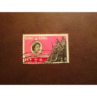 Британский Гонконг 1962 г. Королева Елизавета II .100 лет почтовой службы./19а/