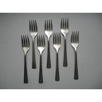 Вилки десерт, 7 шт., Camelia Silver Plate.
