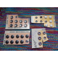 Пуговицы Чехословакия Яблонекс, ретро.