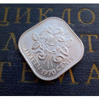15 центов 1970 Багамские острова (Багамы) UNC #01