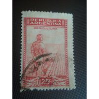 Аргентина. Землепашец. 1945г. гашеная