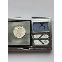 1/2 франка 1962 года. Швейцария, Швейцарская конфедерация (1917 - 1967). Серебро 835. Монета не чищена. H45624.