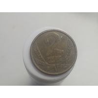2 злотых Польша 1986 год  лот 42