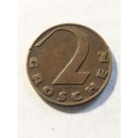 Австрия 2 гроша 1928