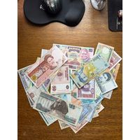 Купюры разные-хорошие, 33шт.