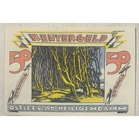 Нотгельд Хайлигендамм 50 пфеннигов 1922 год. Веймарская республика