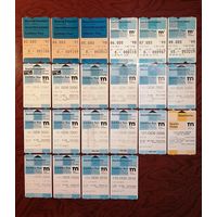 Коллекция из 22 билетов на выставку GDS в Дюссельдорфе 1997 - 2010 гг.