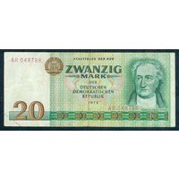 Германия 20 марок 1975 год.
