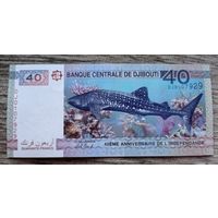 Werty71 Джибути 40 франков 2017 UNC банкнота