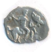 Денга 1535-1584 Иван IV Васильевич (Грозный) чеканка в Москве _состояние VF