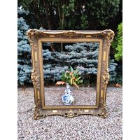 Антикварная Деревянная РАМА в стиле Барокко, Европа Середина 20 века.