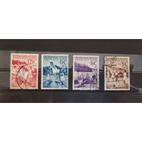 Нидерландские Антильские острова 1951 год. Уход за детьми*  Mi 29-32 нет 1 марки - 33