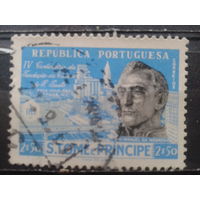 Сан-Томе и Принсипи, колония Португалии,1954. 400 лет городу Сан-Паулу и отец Набрегу