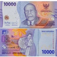 Индонезия 10000 рупий 2022 год UNC