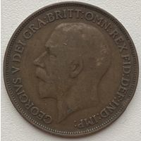Великобритания 1 пенни 1915 г.