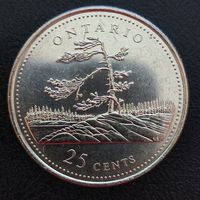 Канада 25 центов 1992, 125 лет конфедерации Онтарио (1.7.2).