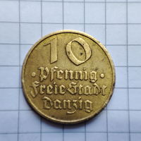 10 пфеннигов 1932 года перида Вольного города Даньцига.