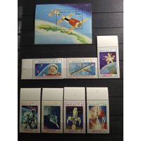 Лаос 1986 г. Космос.