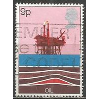 Британия. Нефтяная платформа. 1977г. Mi#756.