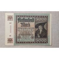 1922  год Германия 5000 марок