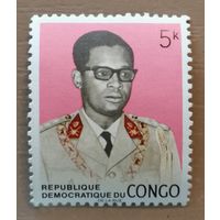 Марка Заир, Конго, президент Жозеф Мобуту, 1973 г.,