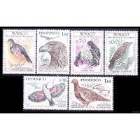 1982 Монако 1520-1525 Хищные птицы 12,00 евро