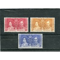 Северная Родезия. Король Георг VI и королева Елизавета