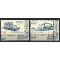 Молдова 2013. Европа СЕРТ. Почта. Транспорт. Лошади,авто 2 марки (477)