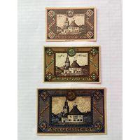 10-25-50 пфенигов (нотгельды) Германия г.Лауштедт -1402