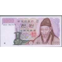 Южная Корея (1983) 1000 вон UNC