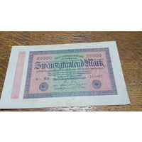 20 000 марок 1923 года Германии ** 703067