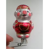 Елочная игрушка Поросенок