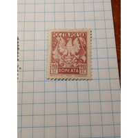 Марка  Польша 1951