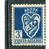 Французский Алжир. Стандарт. Герб города Алжир. 3.фр,  зуб. 12