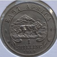 Британская Восточная Африка 1 шиллинг 1949 г. В холдере