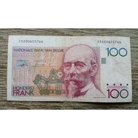 Werty71 Бельгия 100 франков 1992 банкнота