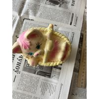 Резиновая детская игрушка СССР корзинка