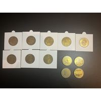 12 юбилейных 2 злотых