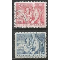 Чехословакия. 30 лет основания Республики. 1948г. Mi#550-51. Серия.
