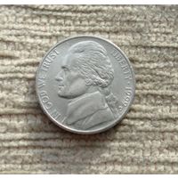 Werty71 США 5 центов 1999 D Белый дом Джефферсон