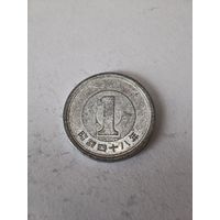 Япония 1 йена 1973