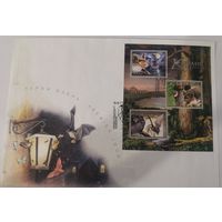 Конверт первого дня гашения "Летучие мыши Беларуси"