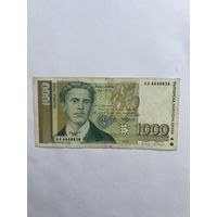 Болгария. 1000 лев. 1994 год. АА 6668838
