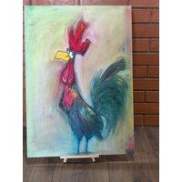 Картина "Петух Hood Luck"
